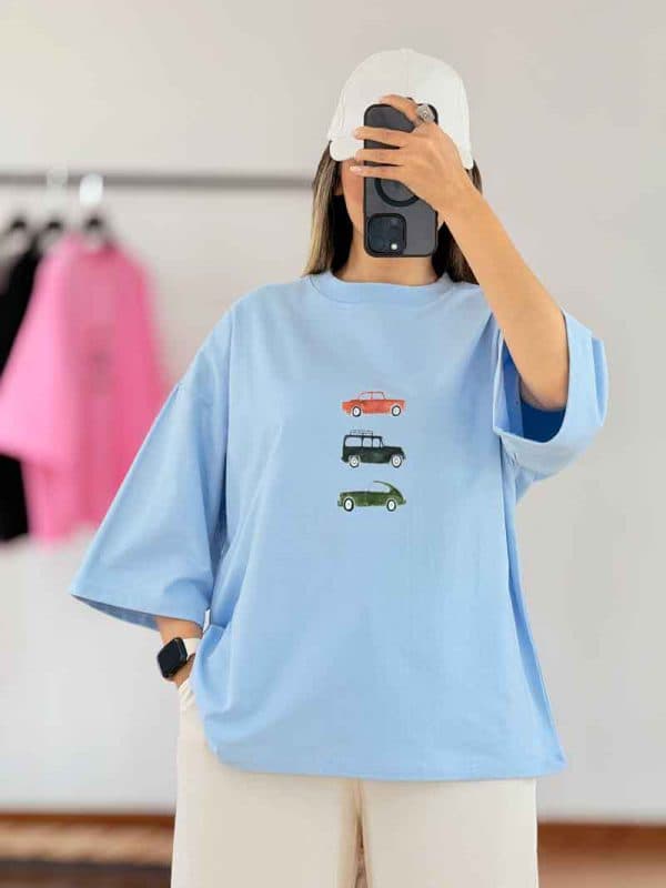 تیشرت طرح دار نهال کد 8028